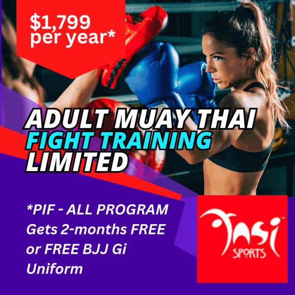 Adult Muay Thai Fight Training  (Basic to Advanced) – Limited $1,799