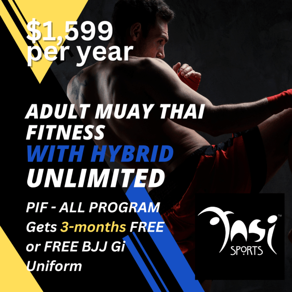 Adult Muay Thai Fitness with Hybrid Program – Unlimited $1,599